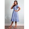Robe années 50 vichy bleue Miss Candyfloss