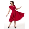 Robe retro rouge Pretty retro