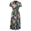 Robe chemise tropicale rockabilly