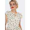 Robe écrue pois