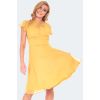 Robe retro moutarde Voodoo vixen