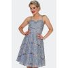 Robe a bretelle retro a fleur