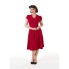 Robe retro rouge Pretty retro