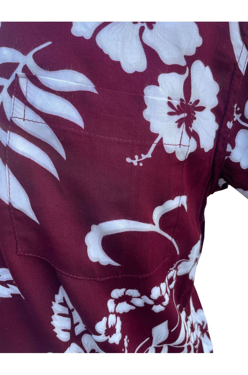 Chemise Karmakula fleurs rétro