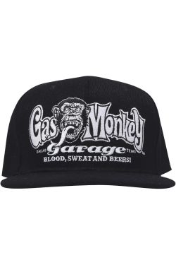 T-shirt noir style rockabilly - Gas monkey Garage