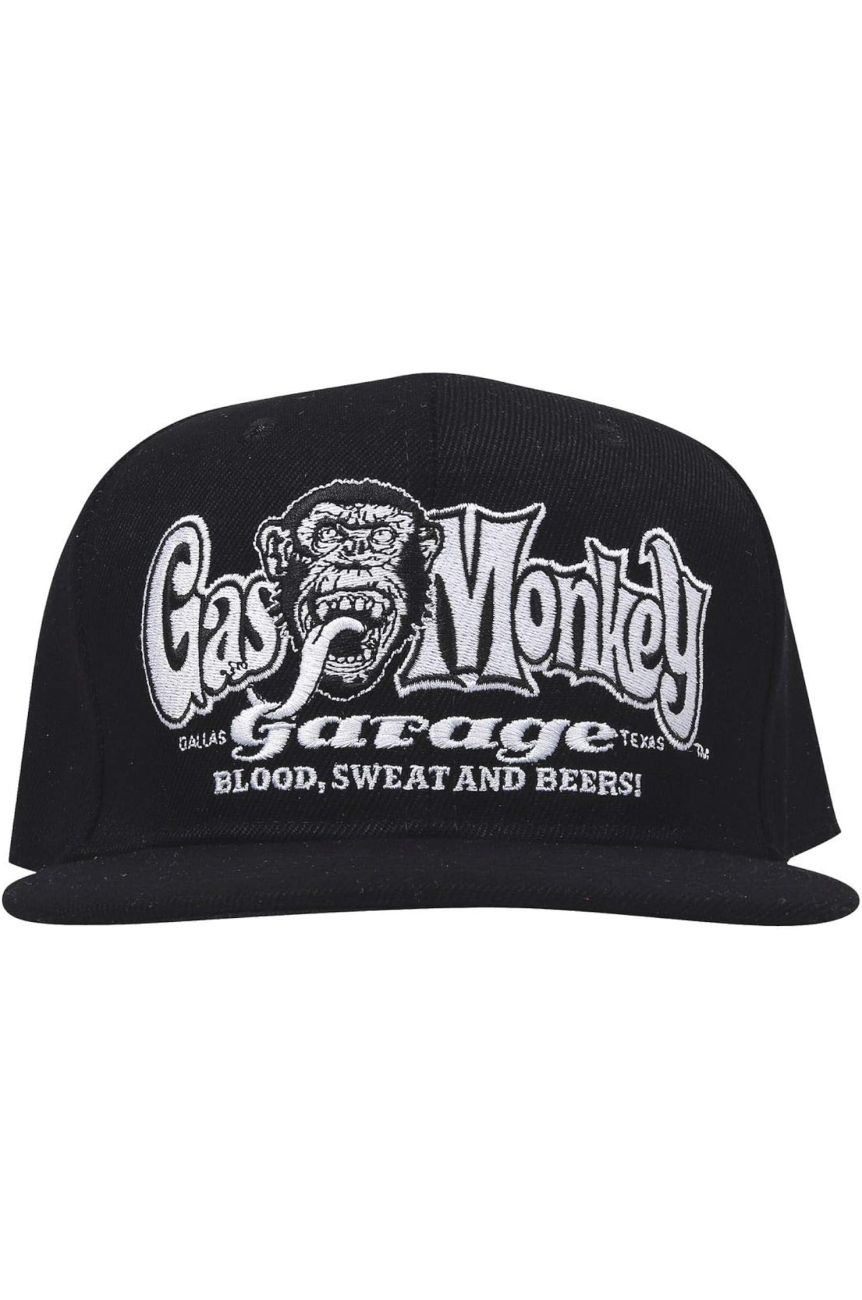 T-shirt noir style rockabilly - Gas monkey Garage