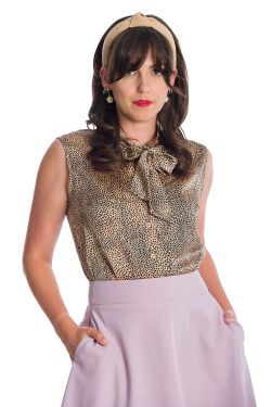 Chemise léopard femme rockabilly