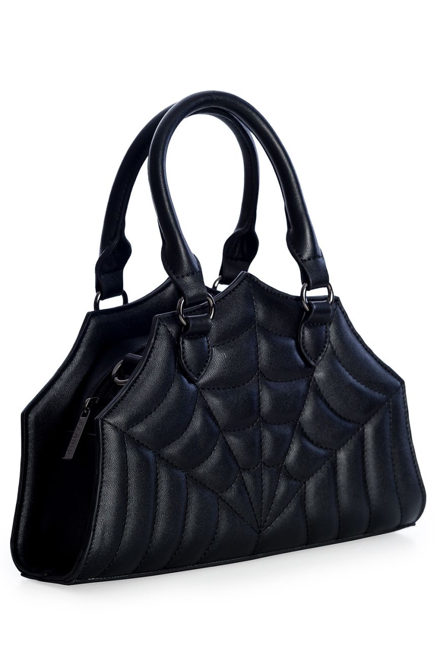 Sac toile d'araignée rockabilly/gothique