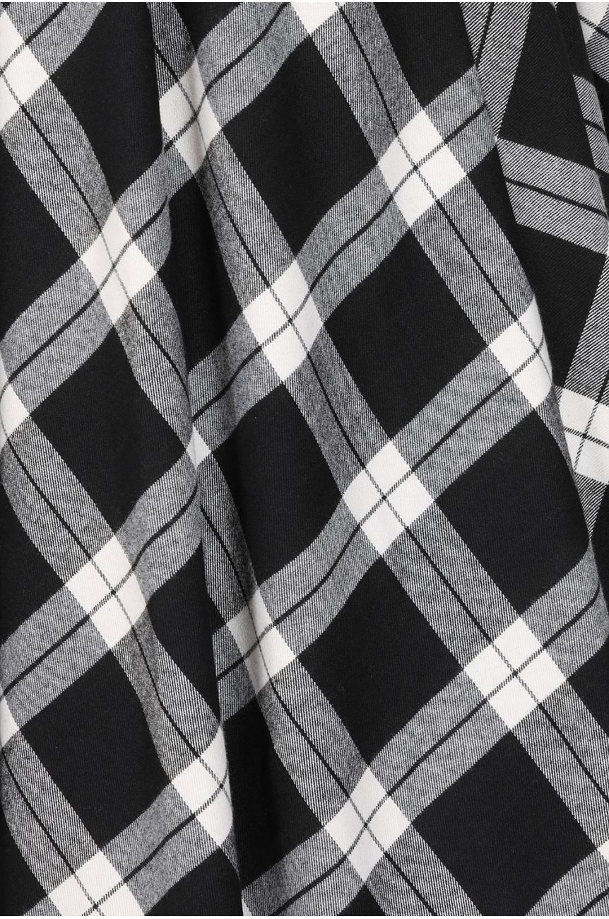Jupe a carreaux rétro taille haute