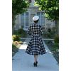 Robe chemise retro ecossais