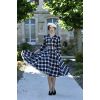 Robe chemise retro tartan Hearts and Roses