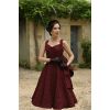 Robe + bolero bordeaux
