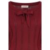 Pull rétro large bordeaux Banned retro