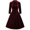 Robe vintage en velours