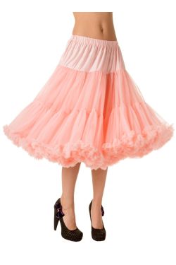 Jupon annee 50 rose long