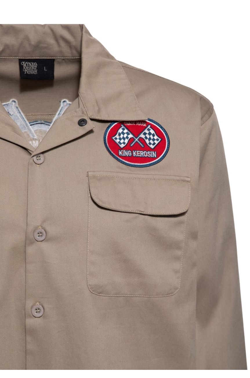 Chemise garage pour homme style USA 1950 King Kerosin