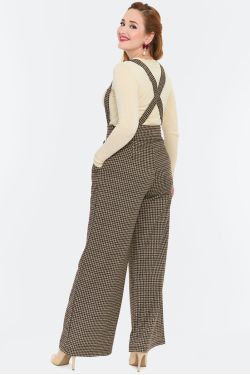 Pantalon retro année 50-50 large a bretelles voodoo vixen