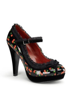 Chaussures pin up bettie-16 blanc