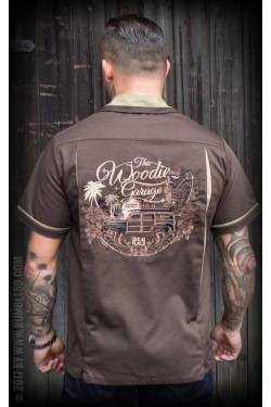Chemise bowling woodie garage rumble59