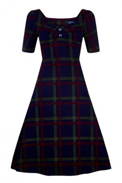Robe ecossais vintage
