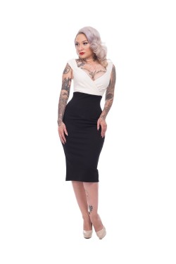 Robe fourreau pin-up