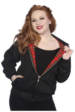 Veste harrington noire